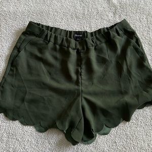 Madwell, dark green shorts, size large